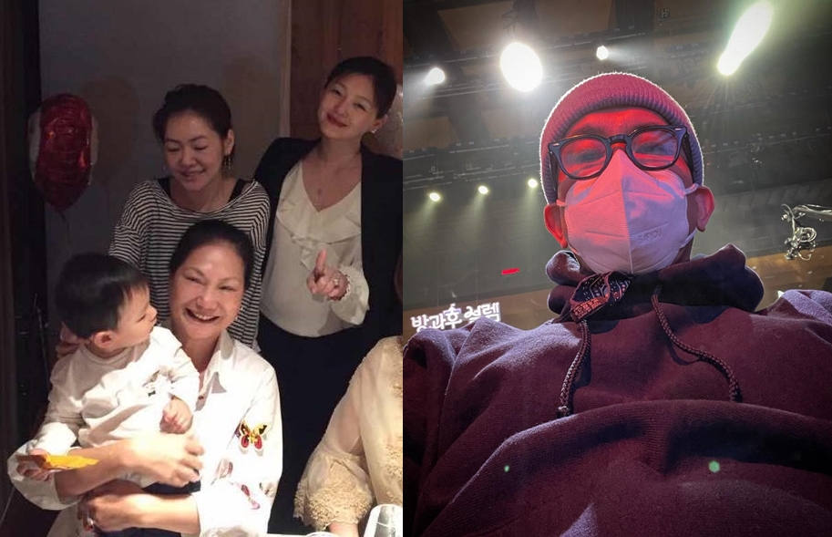 大S再婚韓星具俊曄，雖然得到小S的祝福，但S媽的語氣聽起來頗無奈。（翻攝小S臉書、具俊曄IG）