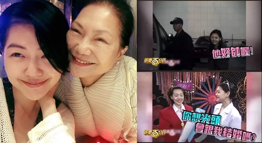 當年大S在訪問具俊曄時，已有濃濃的愛意效果。（翻攝《娛樂百分百》、小S臉書）