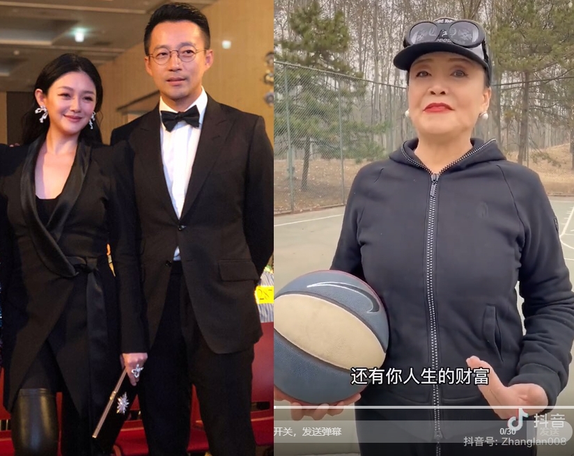 對於大S再婚一事，前夫汪小菲、前婆婆張蘭都冷處理。（翻攝大S、張蘭的IG、抖音）