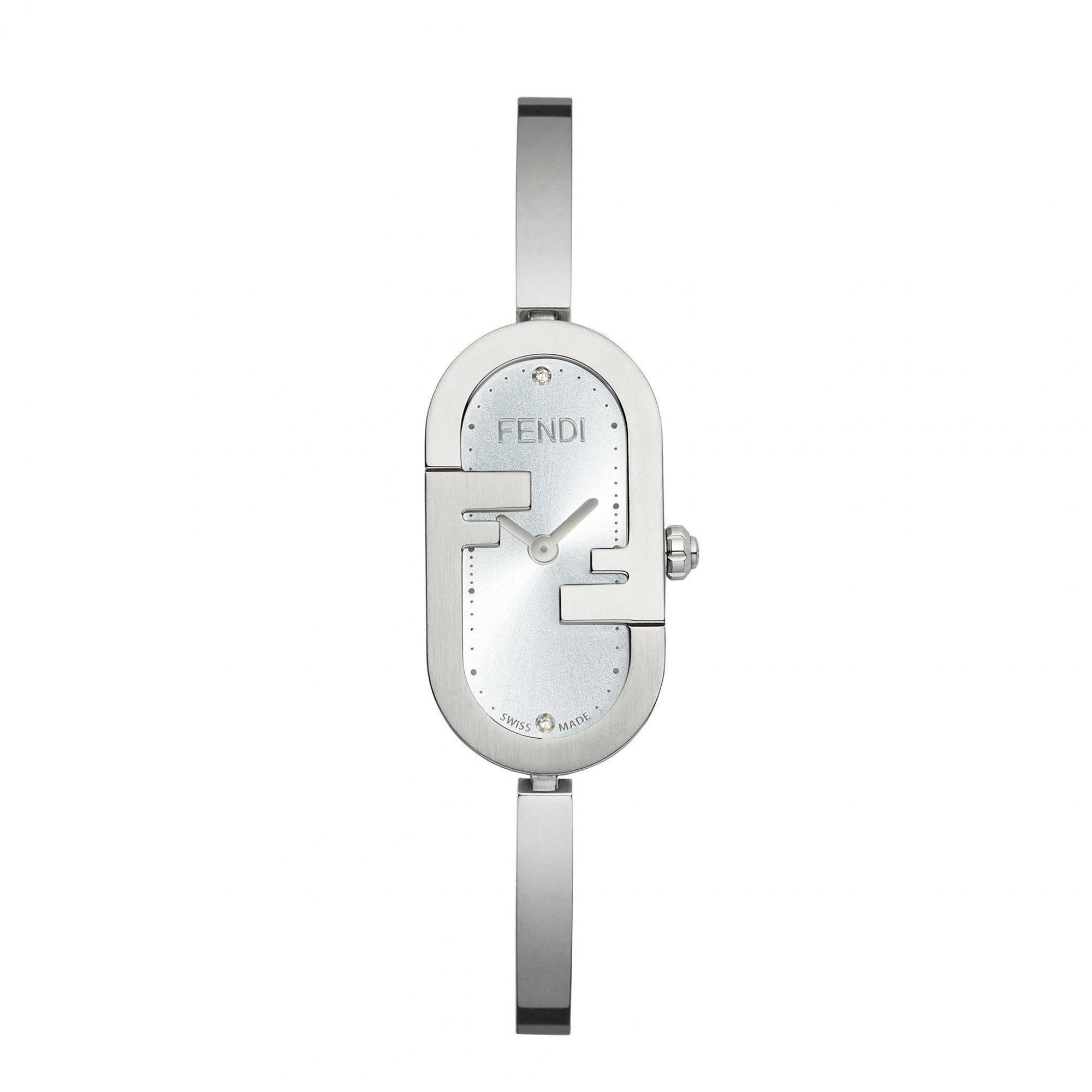 FENDI O' Lock系列FF LOGO腕錶。NT$44,500（FENDI提供）