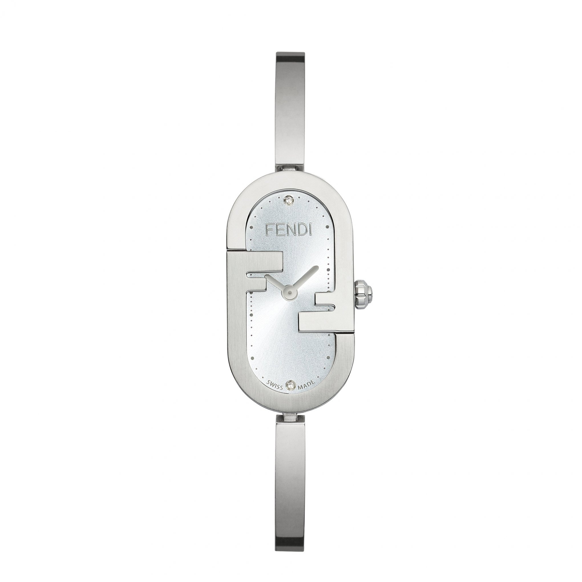 FENDI O' Lock系列FF LOGO腕錶。NT$44,500（FENDI提供）