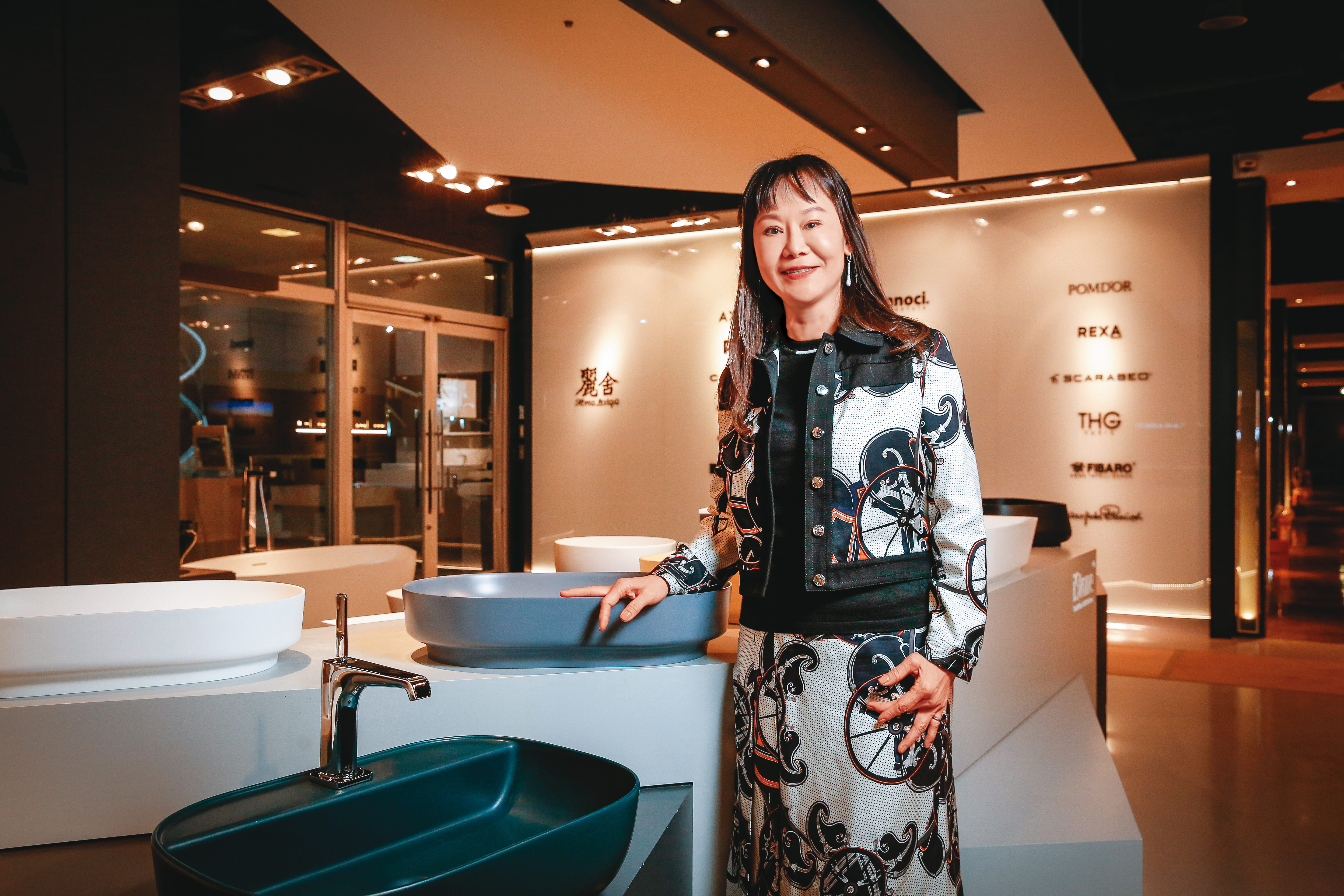 斯夏齡是台灣頂級歐美廚衛品牌代理業中，唯一的女老闆。