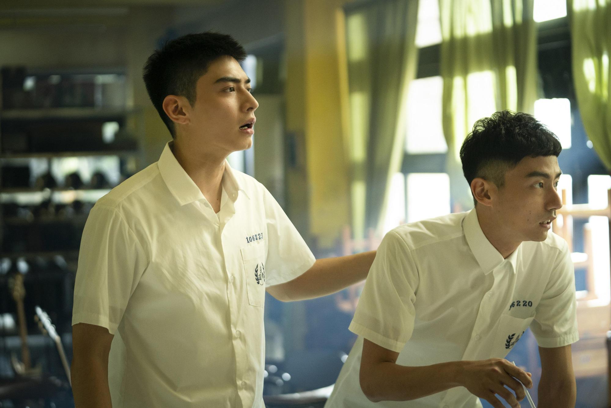 而大鶴也對宋柏緯告白，宋柏緯認為這場戲同樣是魔王級的難演。（華映提供）