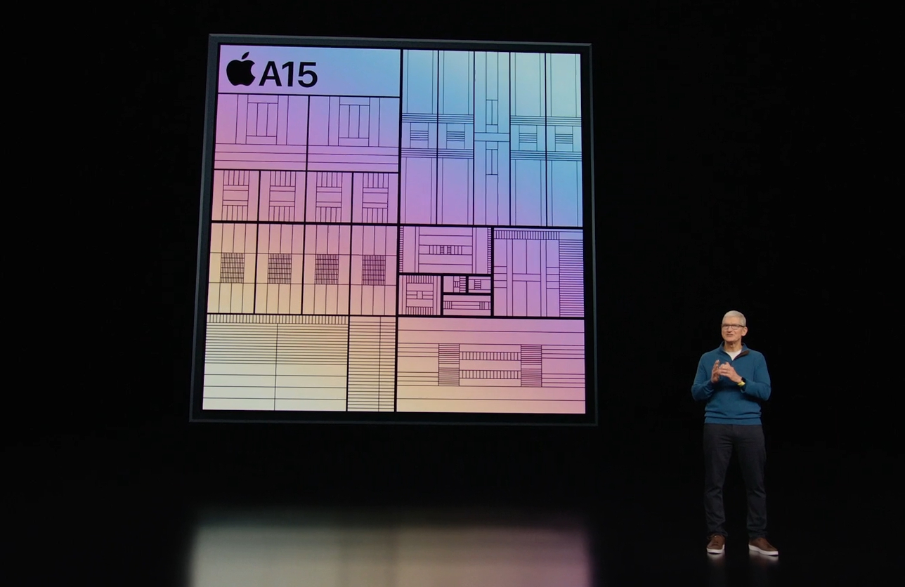 蘋果春季新品晶片，幾乎是由台積電包辦。（翻攝Apple官網直播）