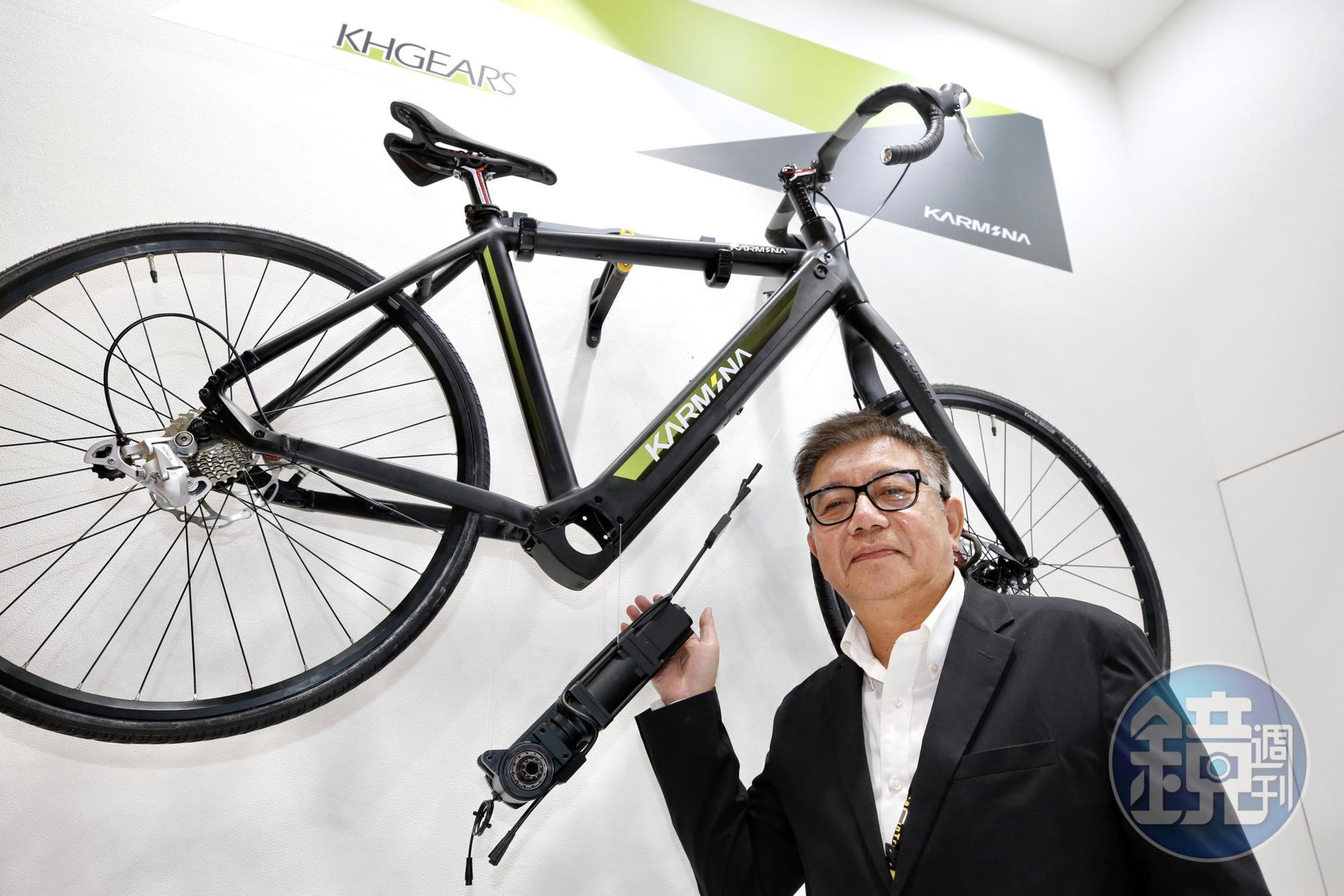 鈞興總經理杜春輝表示,公司將旗下諧波減速器產品應用於E-Bike產業,開發出擁有輕薄短小及高扭力等特色的「下管型中置電機」產品。