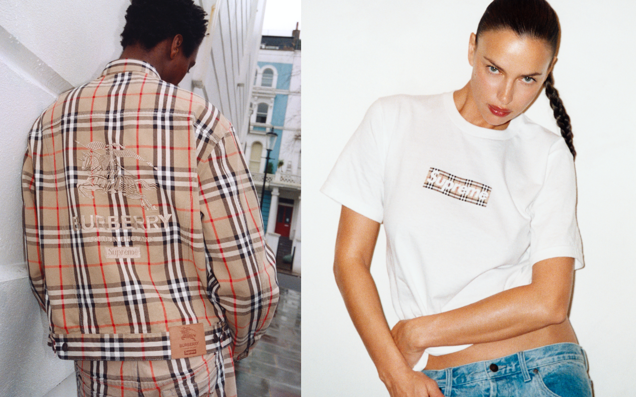 Burberry、Supreme聯名系列將於3月10日開賣。（Burberry提供）