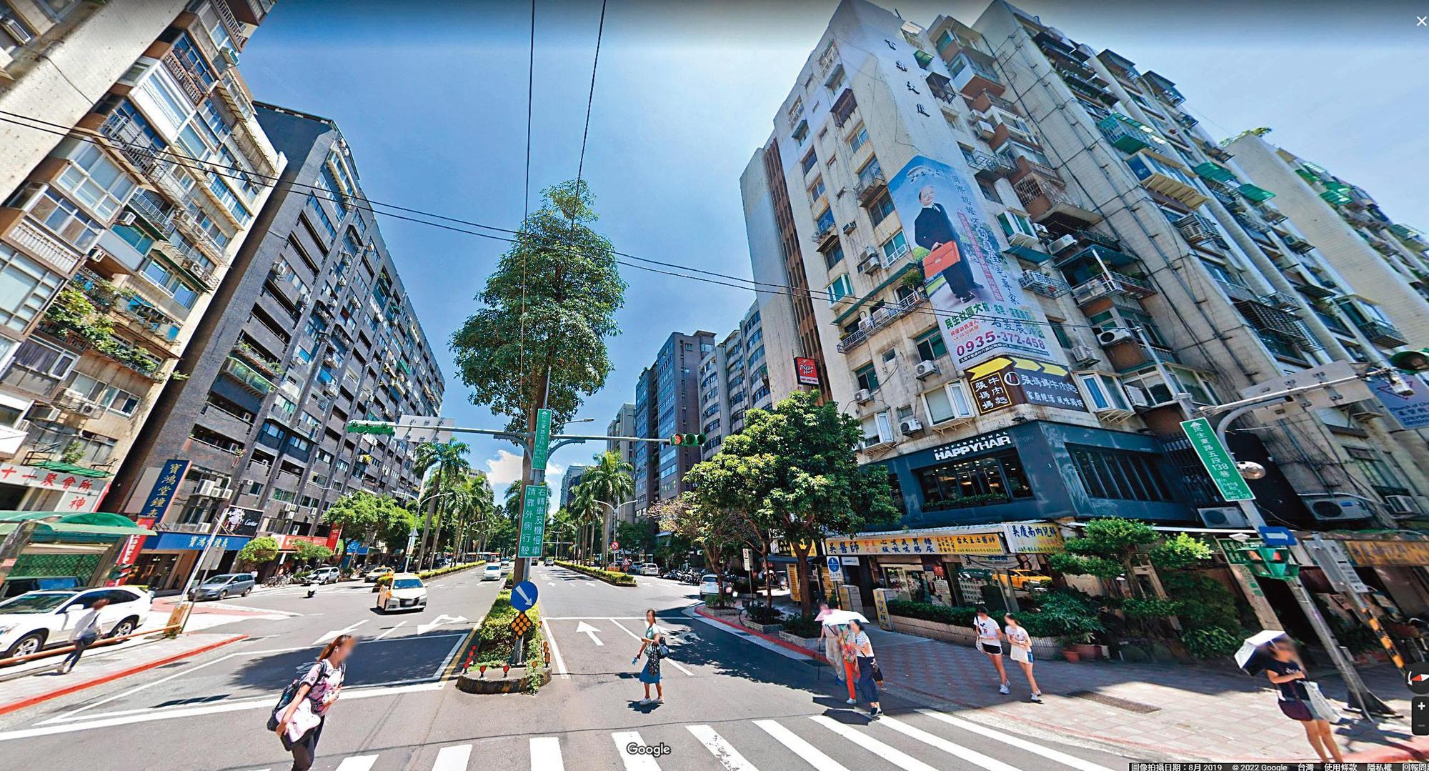 劉伊心婚前住在北市民生社區，這裡是她最熟悉的區域，投資房地產也從這裡起步。（翻攝Google Maps）