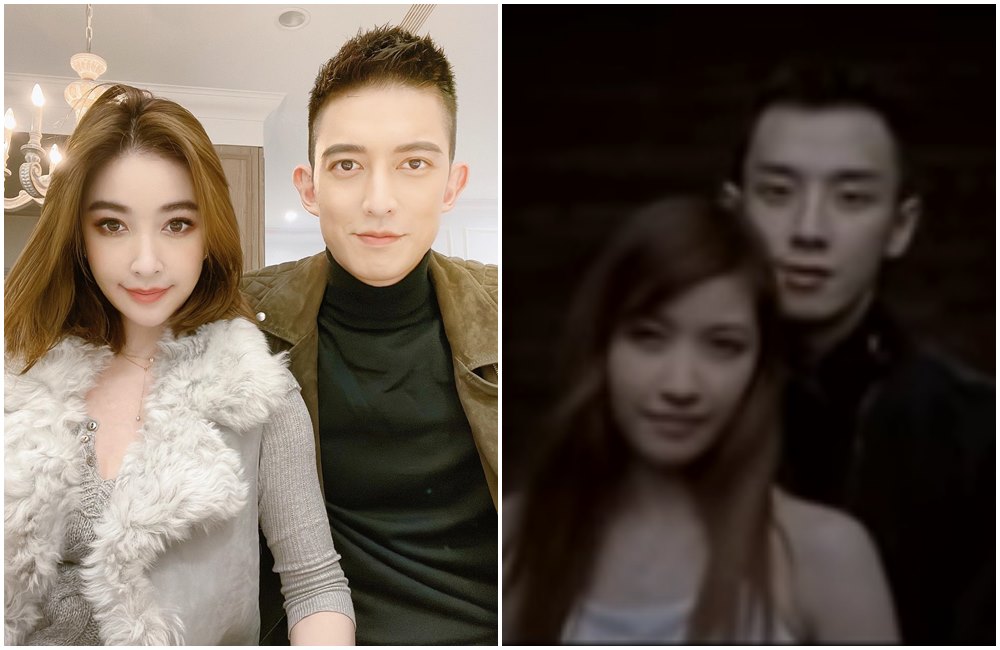 許維恩和王家梁成婚（左圖），過去與已逝作詞人楊明學有過一段情。（翻攝許維恩臉書、〈旋木〉MV）