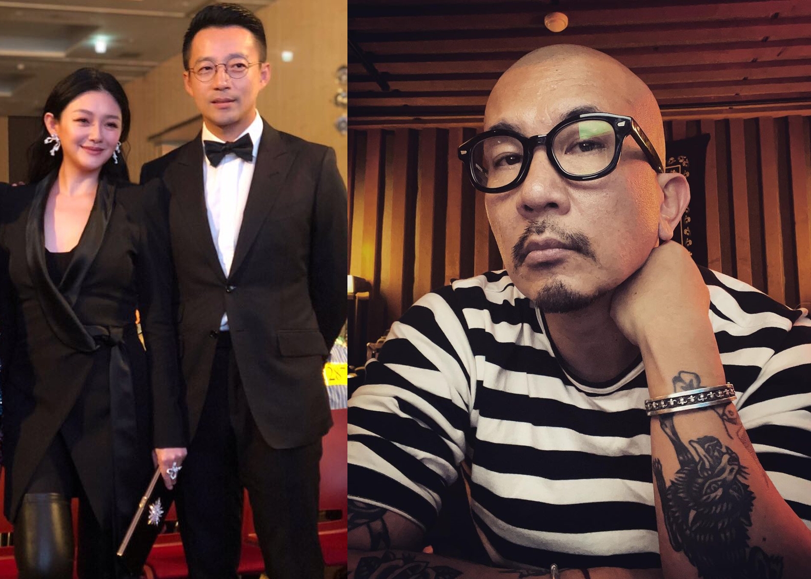 大S與汪小菲和平離婚，互相口不出惡言。再婚具俊曄（右），汪小菲只關心女兒。（翻攝大S、具俊曄IG）