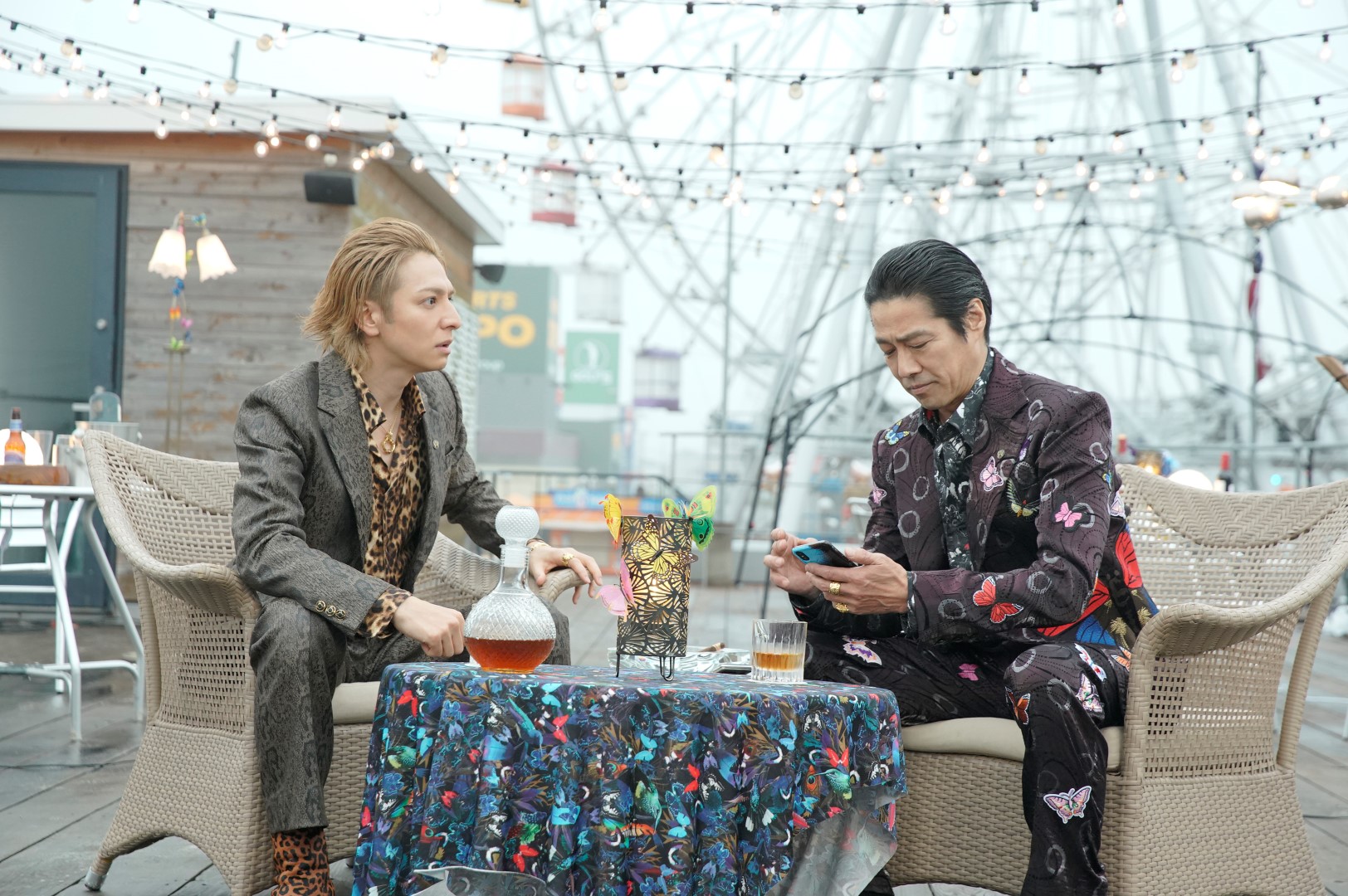 《臥底型警FINAL》是「臥底刑警系列」最終章作品，生田斗真（左）與堤真一等人來到義大利辦案。（台北金馬影展執行委員會提供）