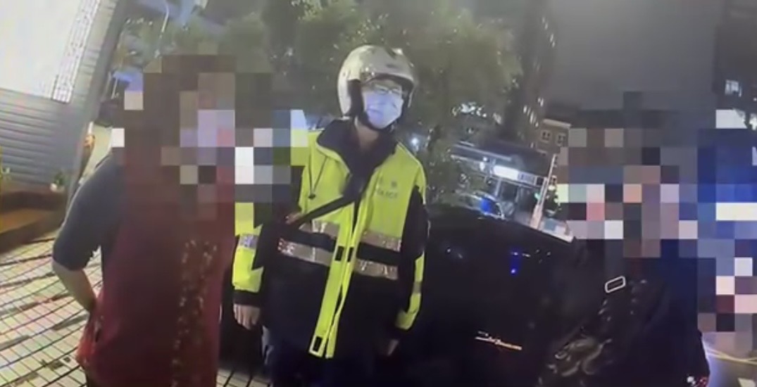 警方到場處理。(翻攝畫面)