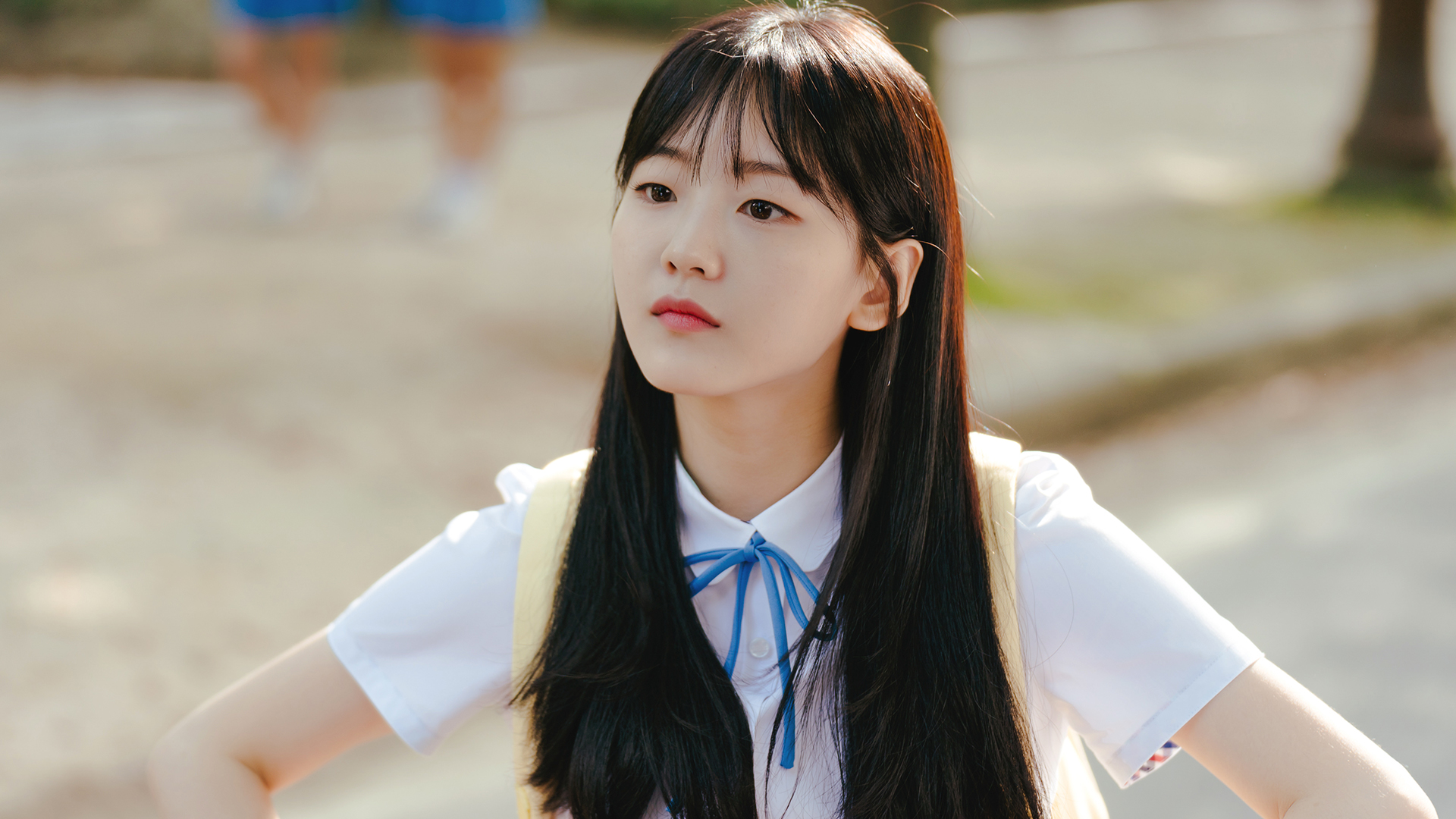 《學校2021》是趙怡賢首部擔綱女主角的作品。（龍華電視台提供）