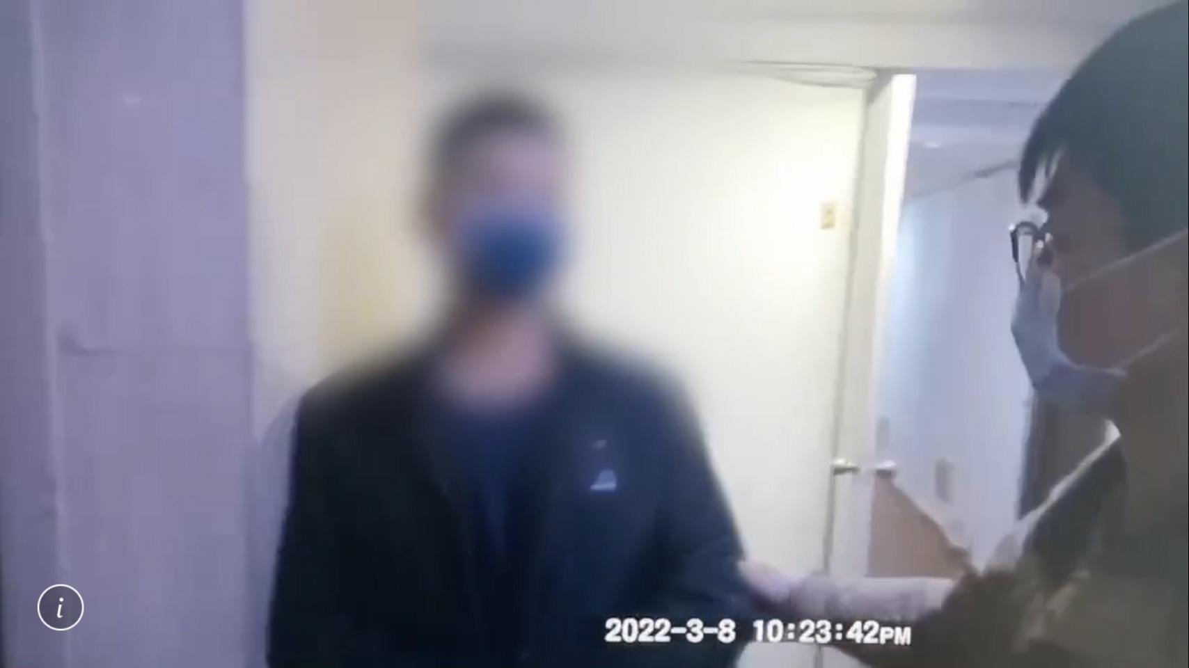 警方至張男友人住處將他逮捕。（翻攝畫面）