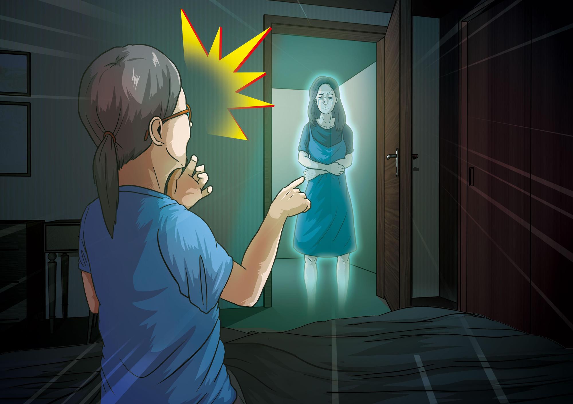 女大生的姊姊曾在家中看見妹妹顯靈,認為妹妹心有不甘。