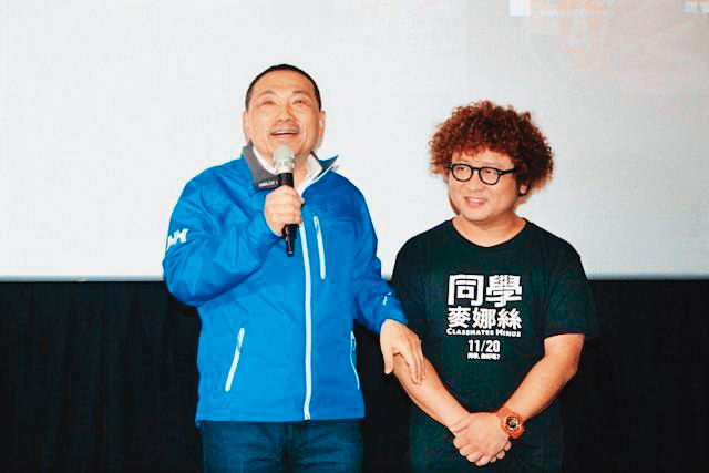新北市長侯友宜(左)是納豆(右)的舅舅,他在納豆入院的第一時間就請大家為他集氣加油,後來也對他復原深具信心。(翻攝自侯友宜臉書)
