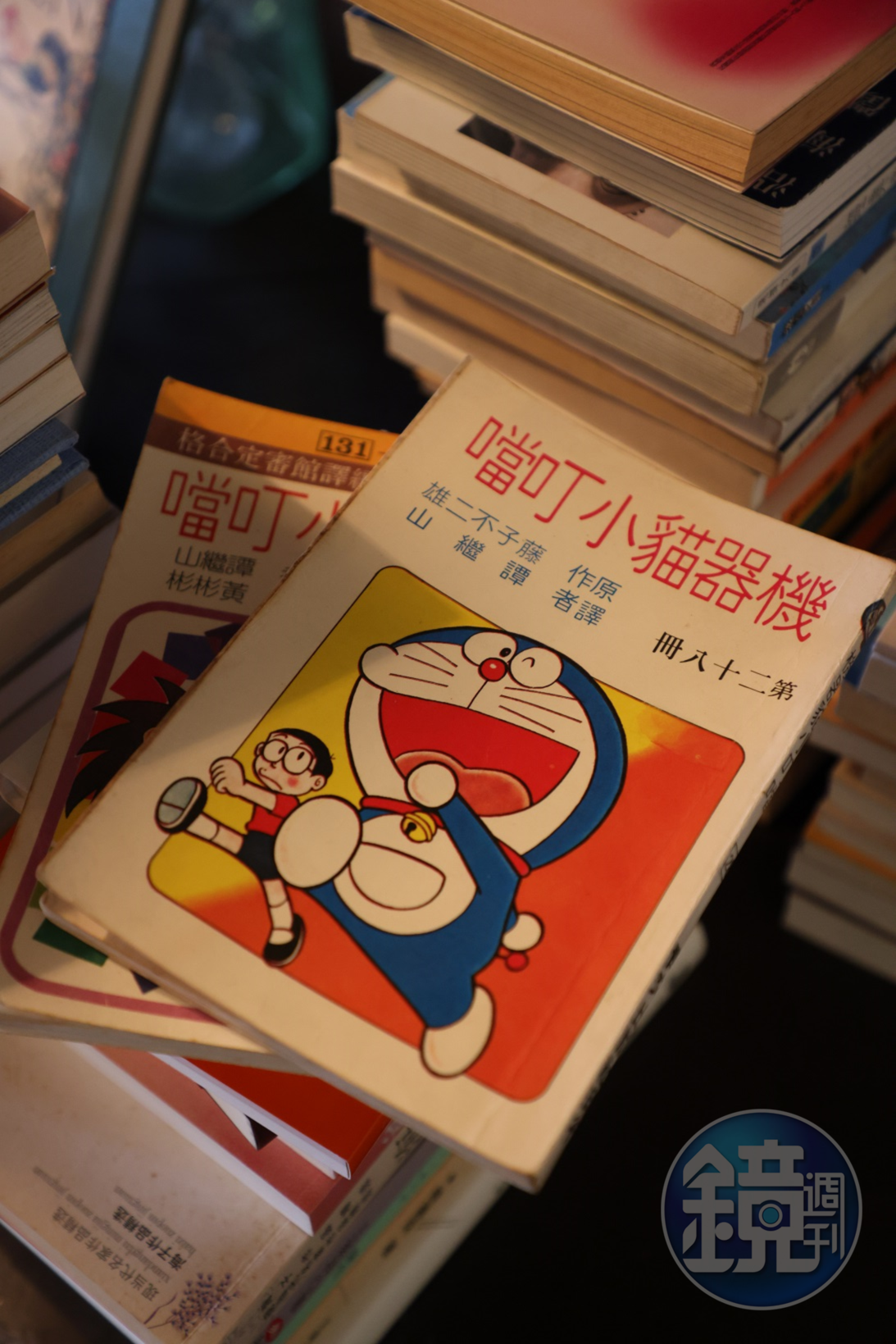 店內可看見已絕版的《機器貓小叮噹》。