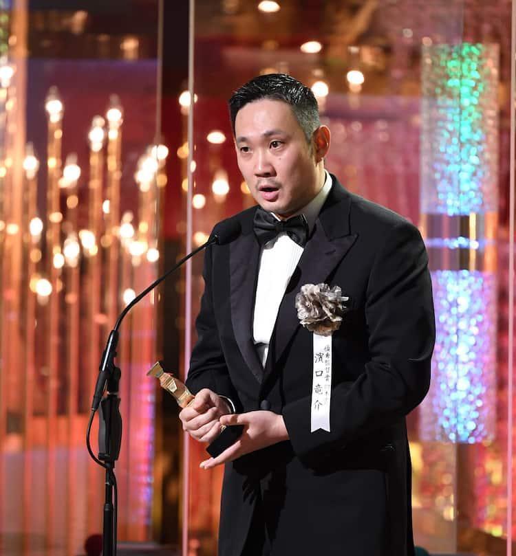 濱口竜介獲得最佳導演獎,他表示9年前到311地震災區拍攝紀錄片時的經驗成為自己創作的力量。(翻攝自日本電影學院獎)