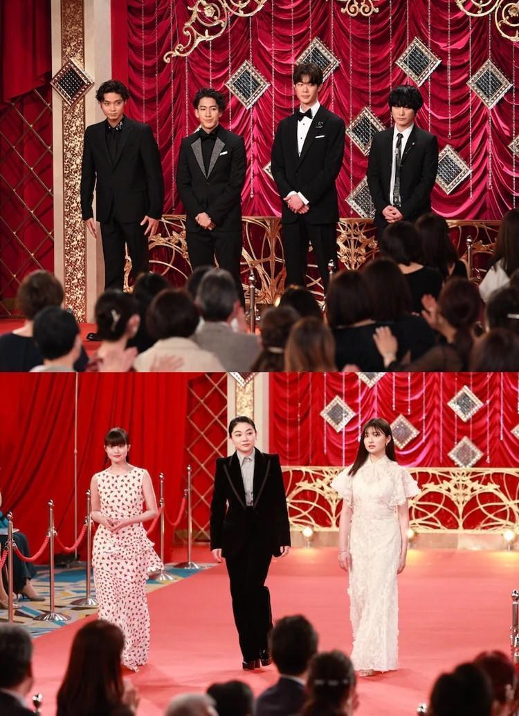 最佳新人得主:磯村勇斗(上圖左起)、尾上右近、宮澤冰魚、Fukase、今田美櫻(下圖左起)、三浦透子、吉川愛。(翻攝自natalie)
