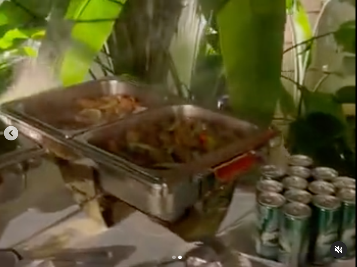 徐乃麟直接在家中擺起Buffet，高級美食令人稱羨。（翻攝自徐新洋IG）