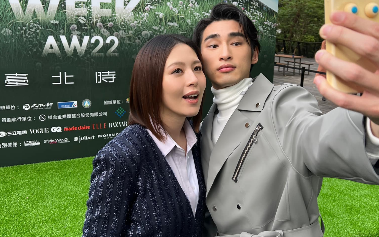 劉品言（左）、章廣辰（右）在《華燈初上》組CP，被視為熱門凶手嫌犯。（翻攝自章廣辰臉書）