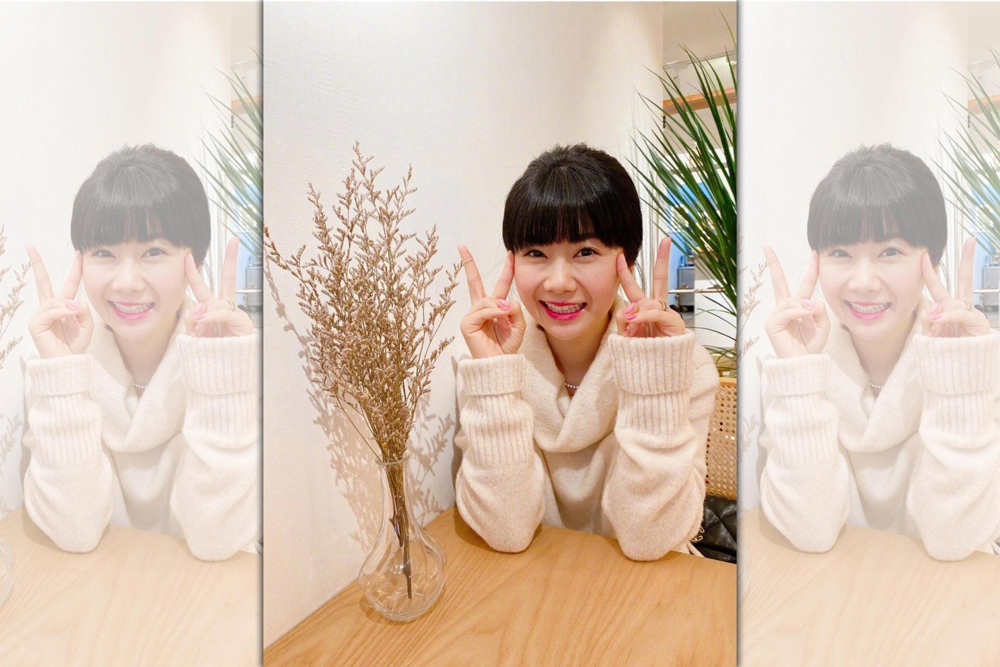 福原愛曬出蛋糕照，洩漏甜蜜心情。（翻攝自福原愛微博）