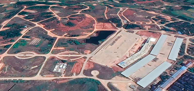 中科院建構共軍「高精度地貌模型」的三維地圖,並全面更新飛彈攻擊資料庫,提高打擊精準度。(翻攝Google Earth)