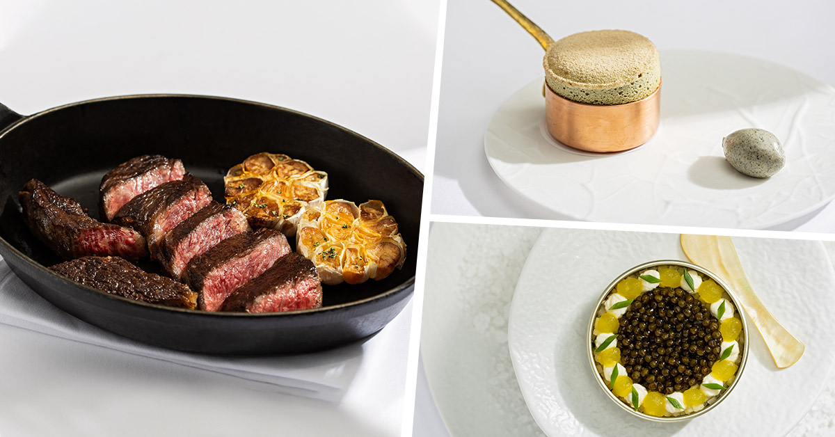 台北國賓大飯店旗下的A CUT牛排館,連續兩年蟬聯米其林一星,推出14道春季新菜,現在販售中請老饕們千萬別錯過!