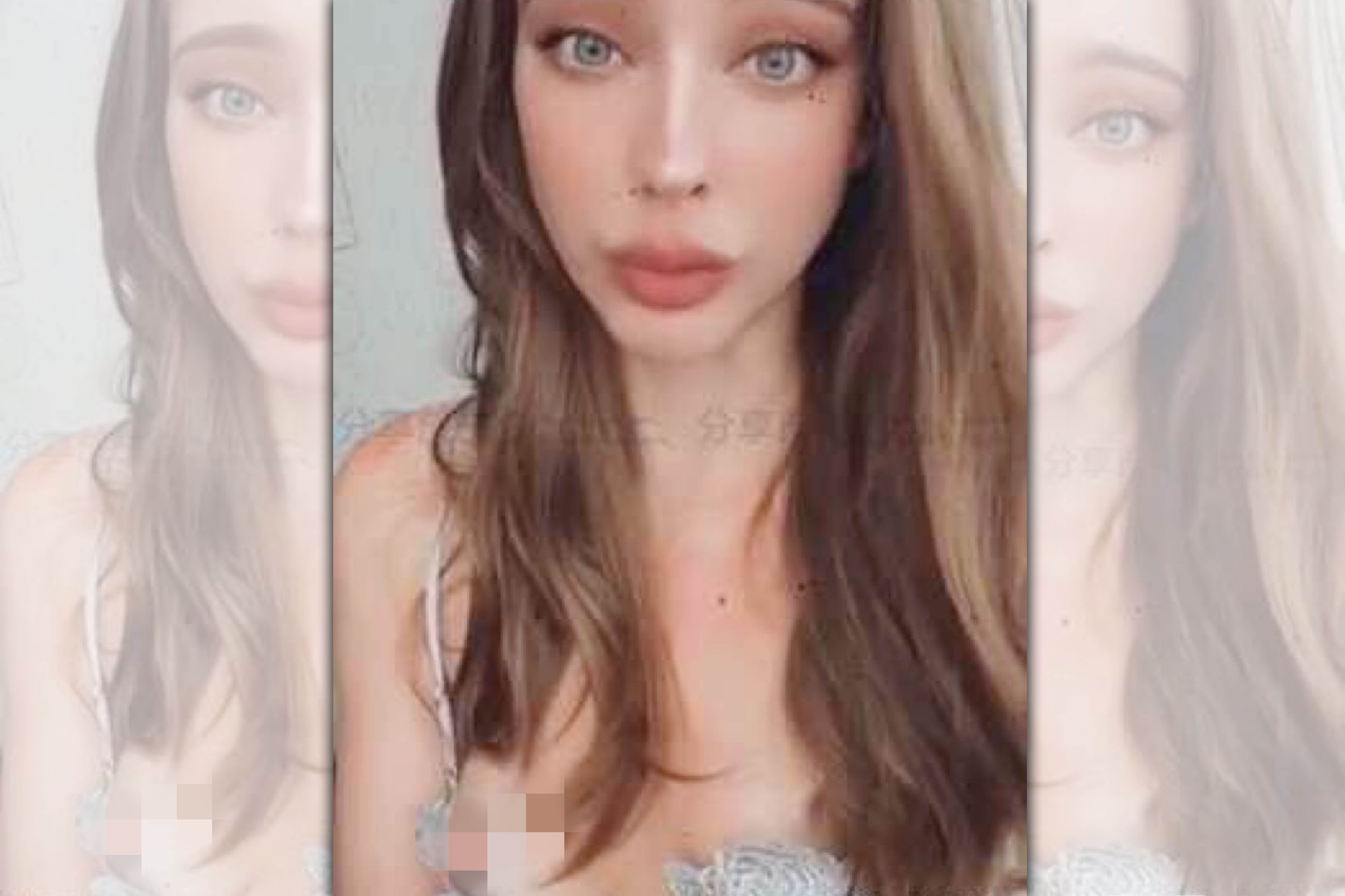 安妮上節目大爆自己不愛穿內衣習慣，今即有露點內衣照在網上流出。（翻攝自網路）