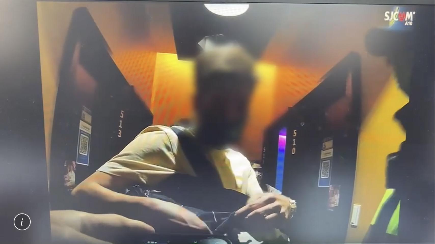 警方循線至徐男所在包廂盤查逮人。（翻攝畫面）
