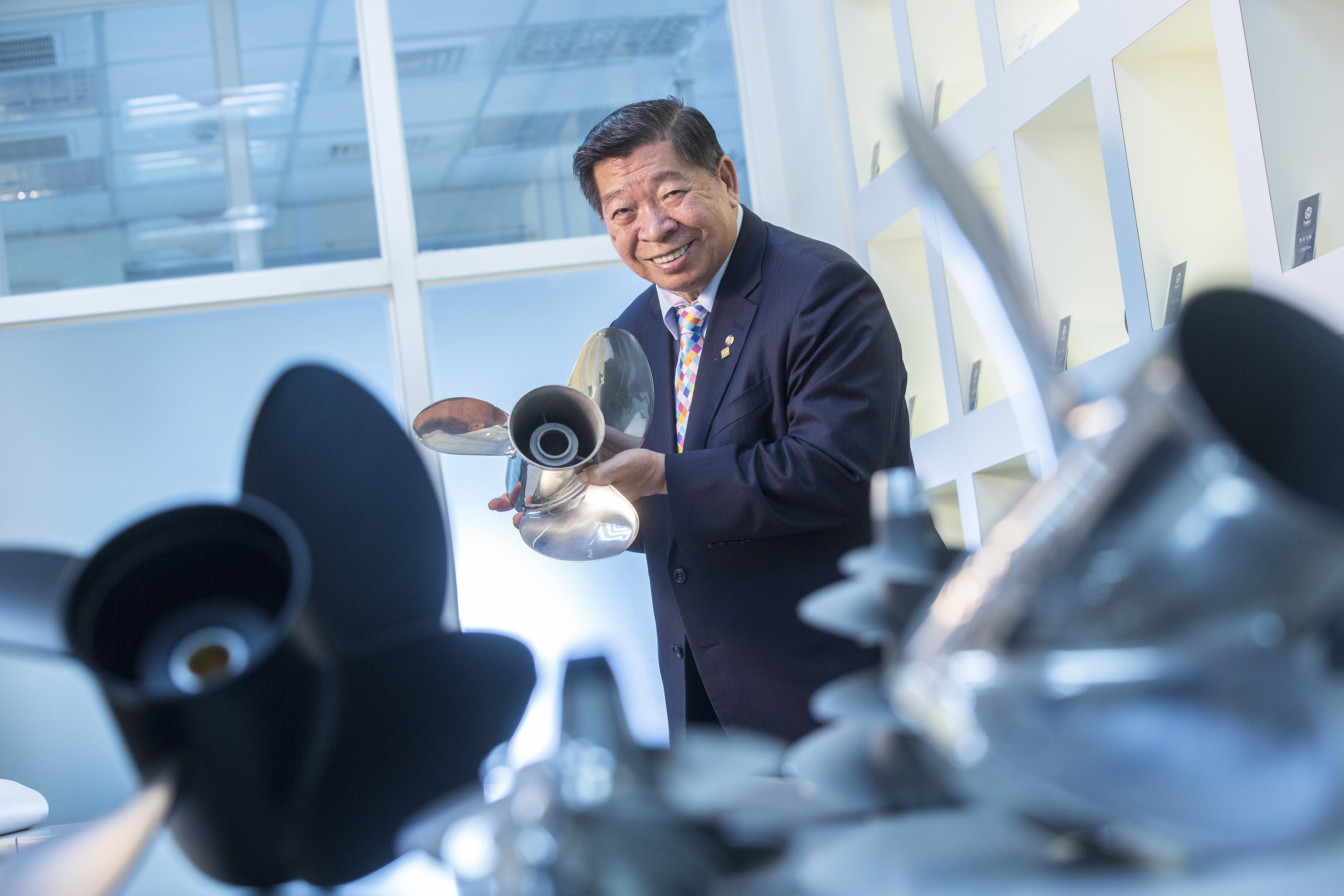 林允進白手起家，帶領般若科技走向小艇螺槳的世界第一。