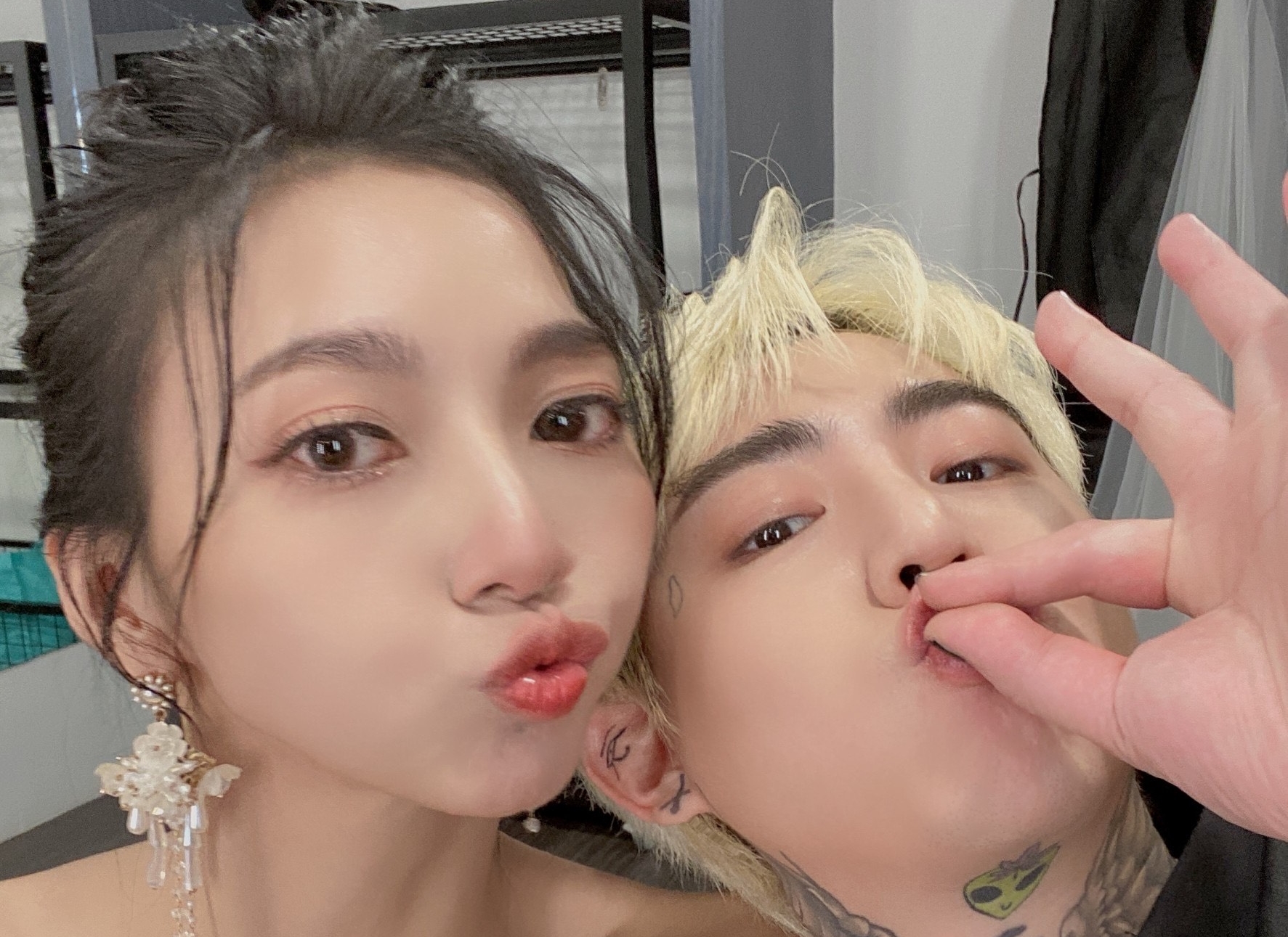 莉婭有孕，謝和弦欣喜若狂。（莉婭提供）