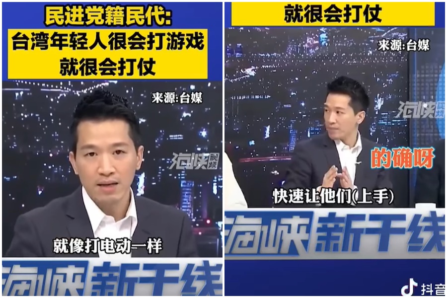 民進黨立委何志偉日前以「打電動」來比喻年輕人如何學習操作新武器，遭到黨內同志批評。（翻攝自洪健益臉書）