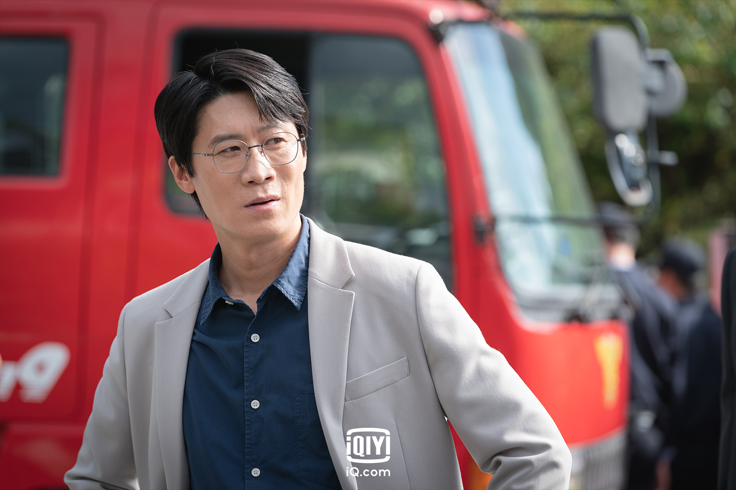 陳善圭在韓劇《解讀惡之心的人們》飾演犯罪行動分析組組長國榮秀，是該組織的重要發起人。（愛奇藝國際站提供）