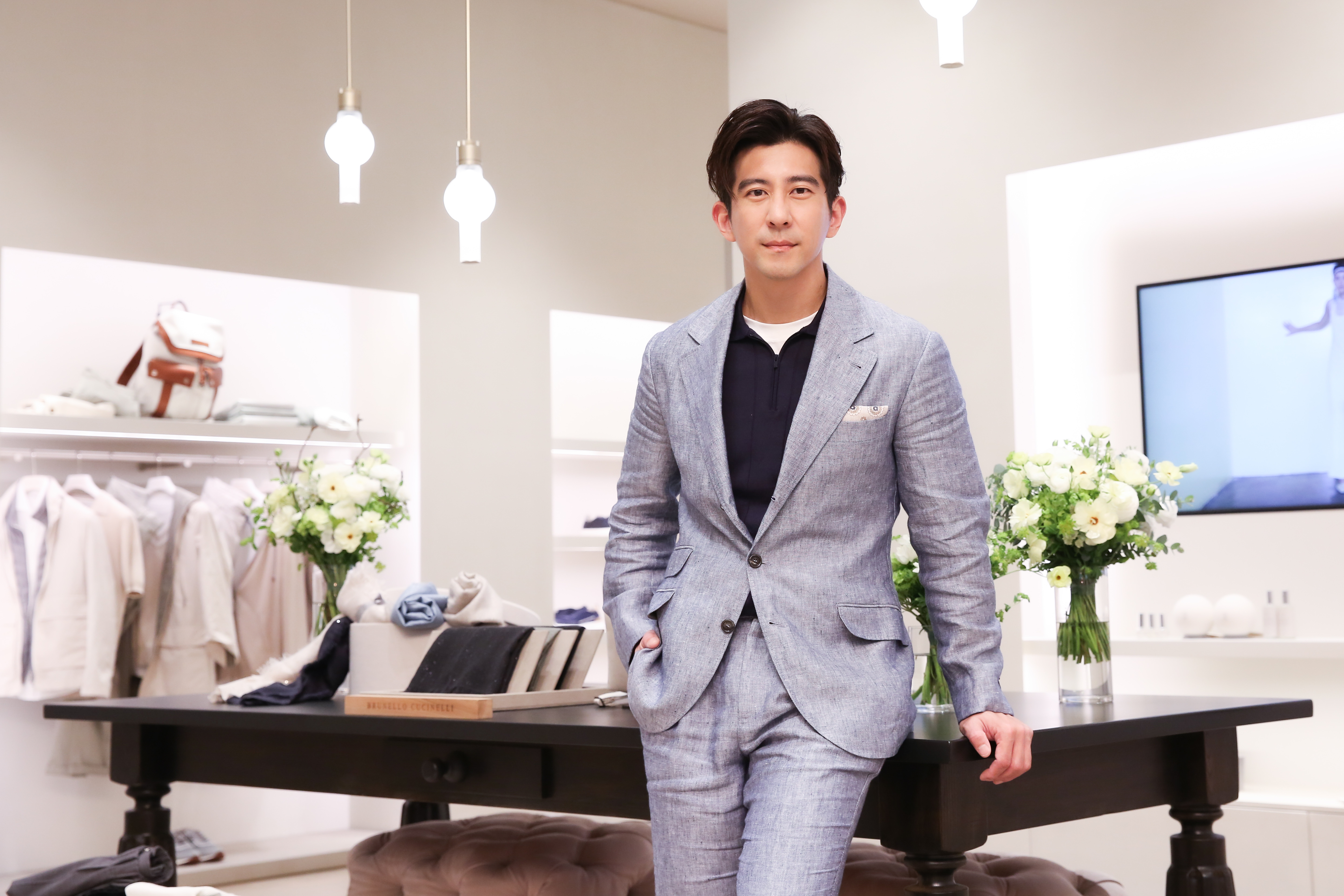 修杰楷以嘉賓身份出席BRUNELLO CUCINELLI 2022春夏新品發表會，透露品牌堅持的職人精神令人感動。