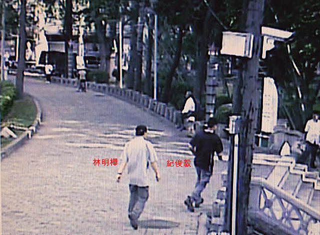 林明樺、紀俊毅涉及綁架嘉義蔡姓富商。（翻攝畫面）