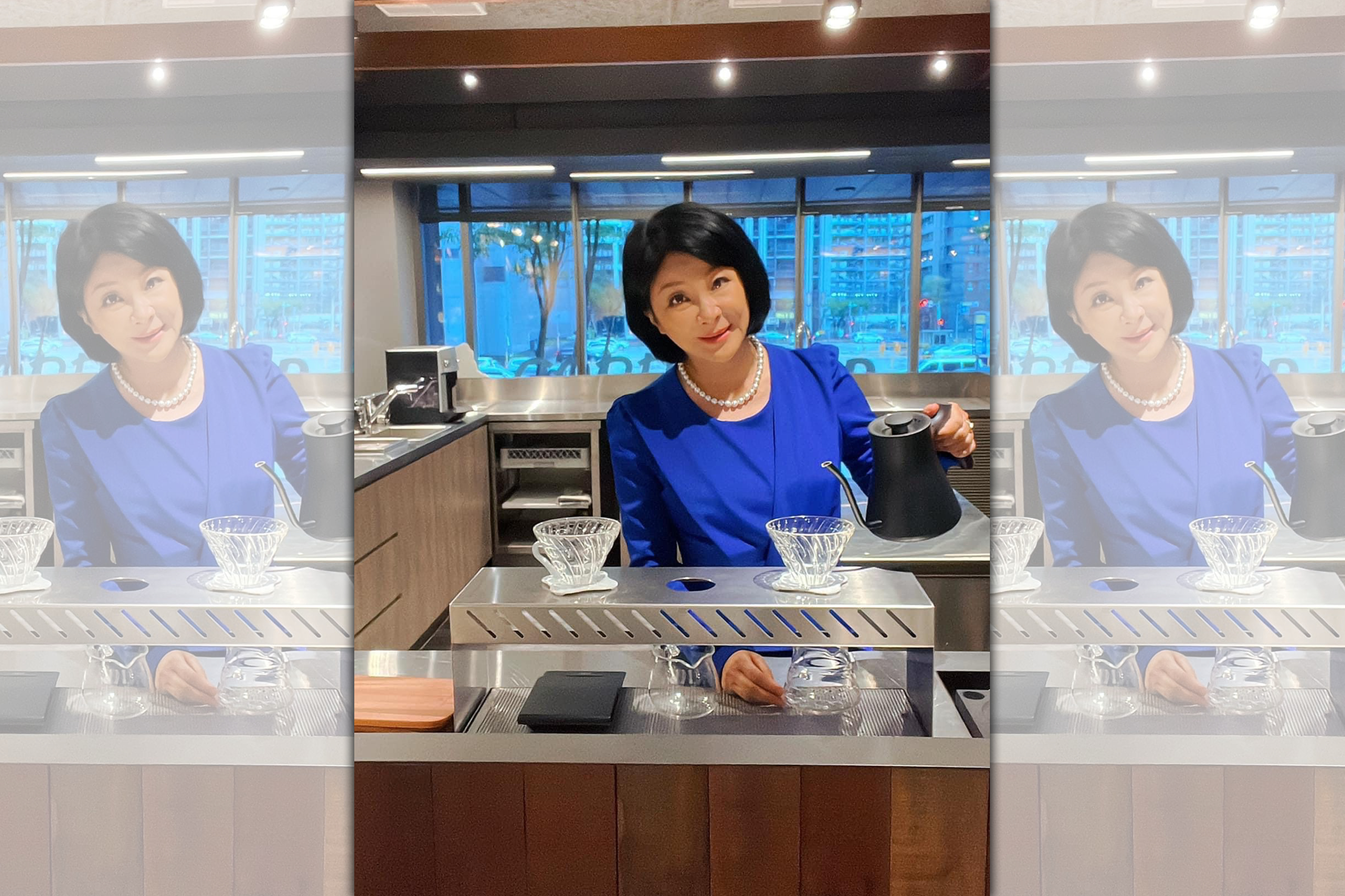 吳淡如近日去健康檢查，體內的20個結節沒再長大，讓她開心吃剉冰慶祝。（翻攝自吳淡如臉書）