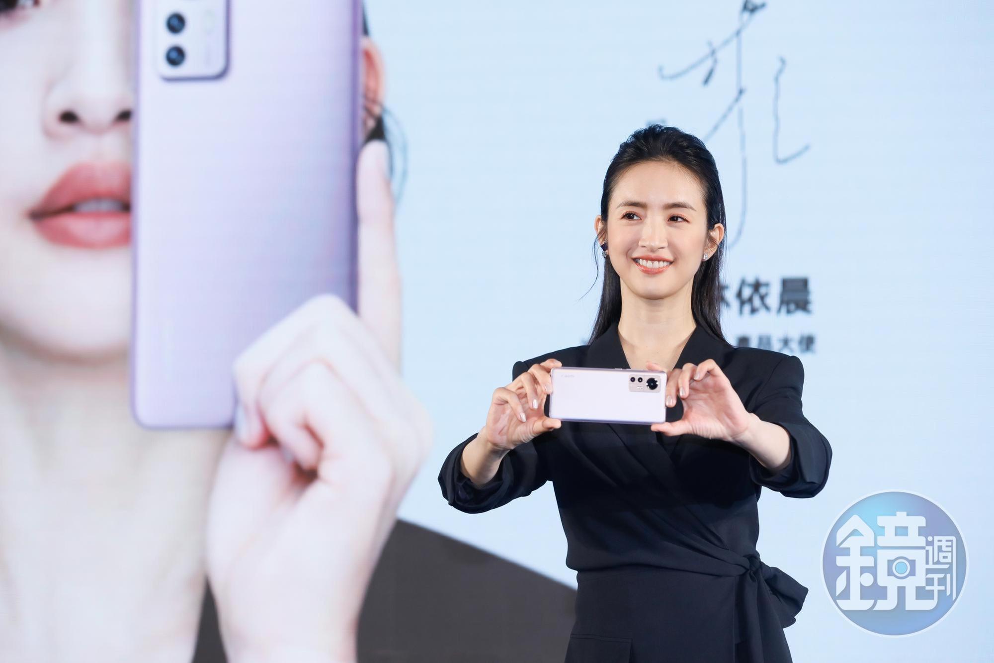 林依晨今為小米手機出席新品發表會。