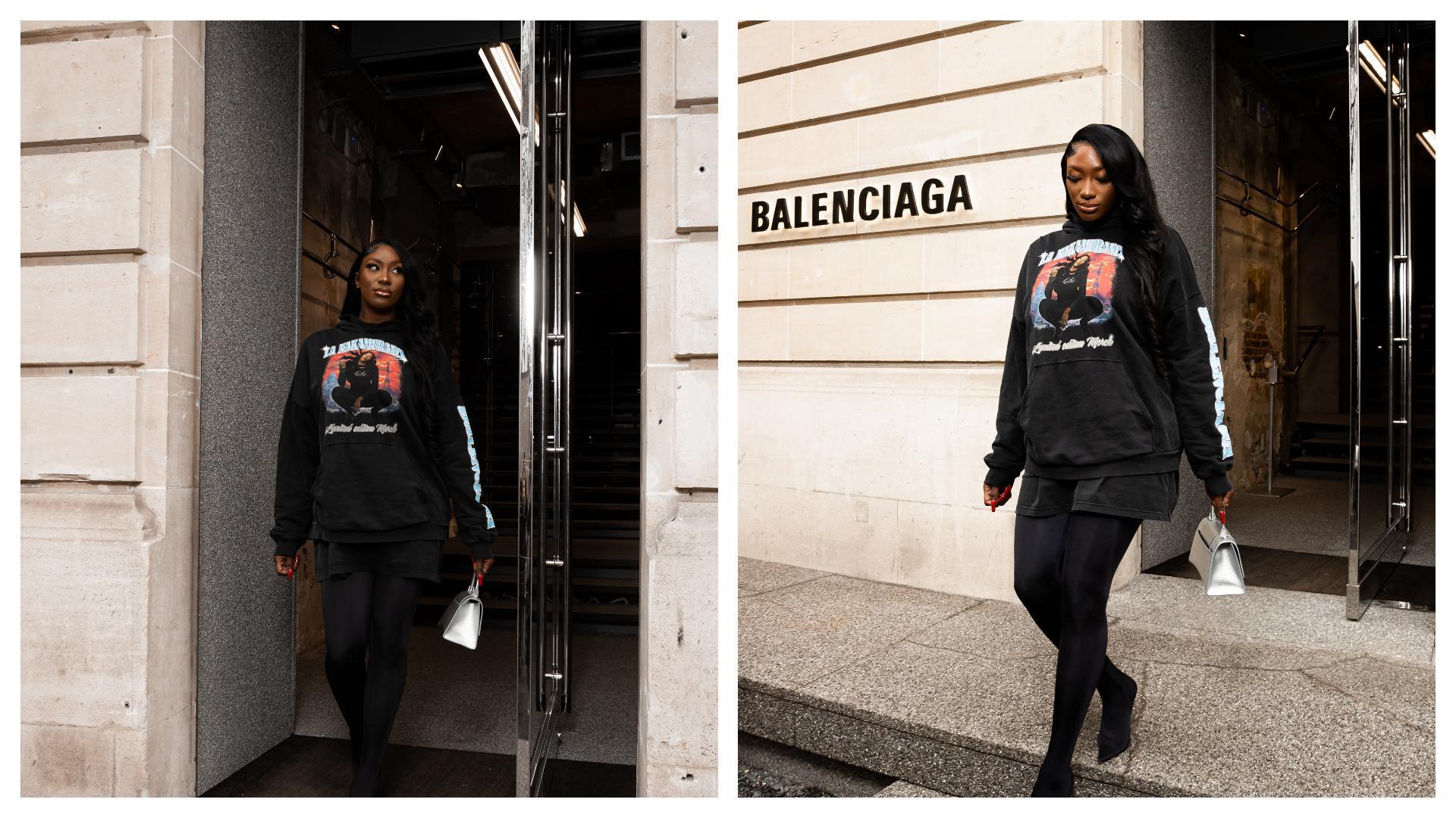 Aya Nakamura為本系列親自拍攝照片。(Balenciaga提供)