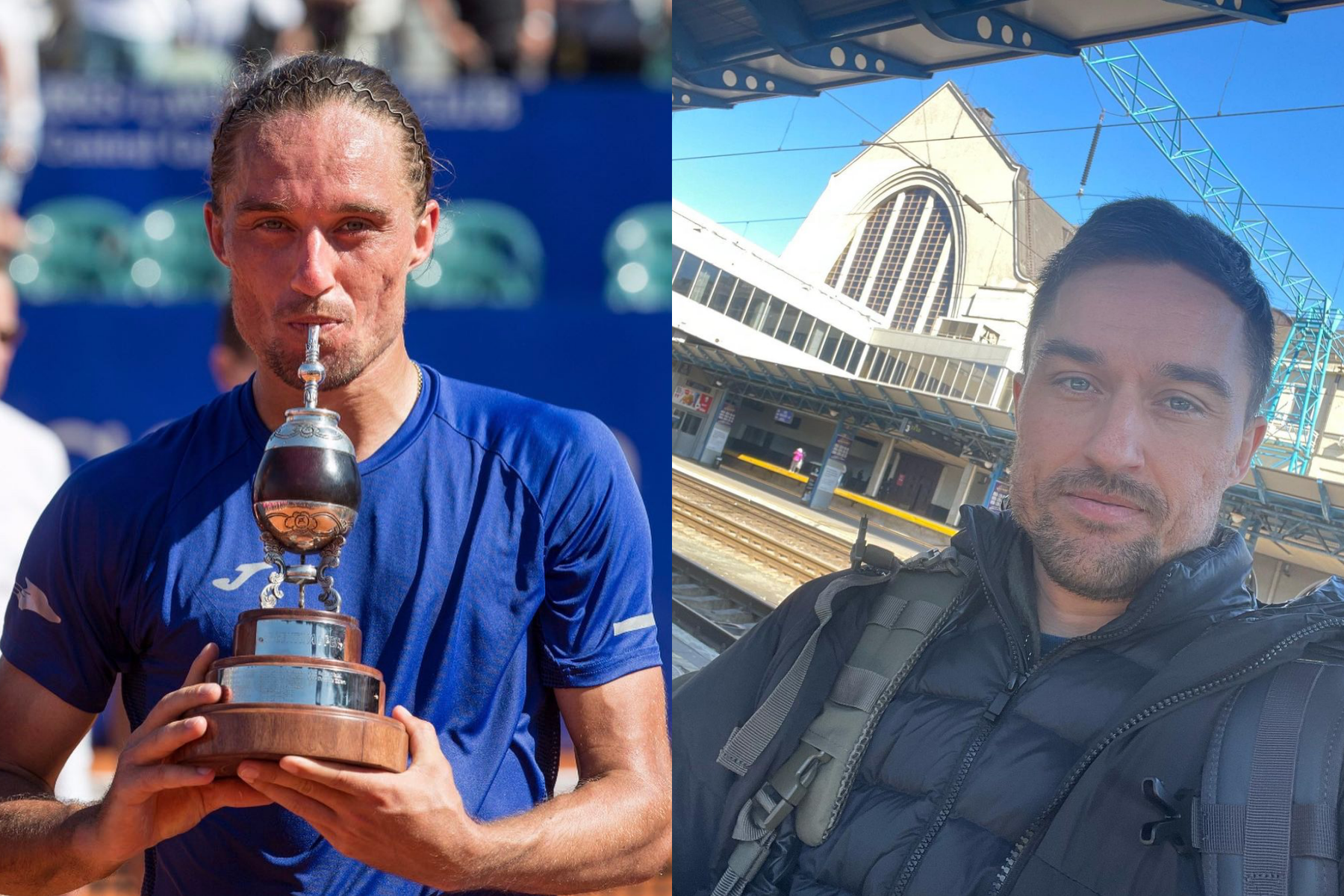 33歲的退役烏克蘭網球好手格波洛夫日前宣布從軍，並稱自己會戰到最後一刻。（翻攝自alexdolgopolov IG）