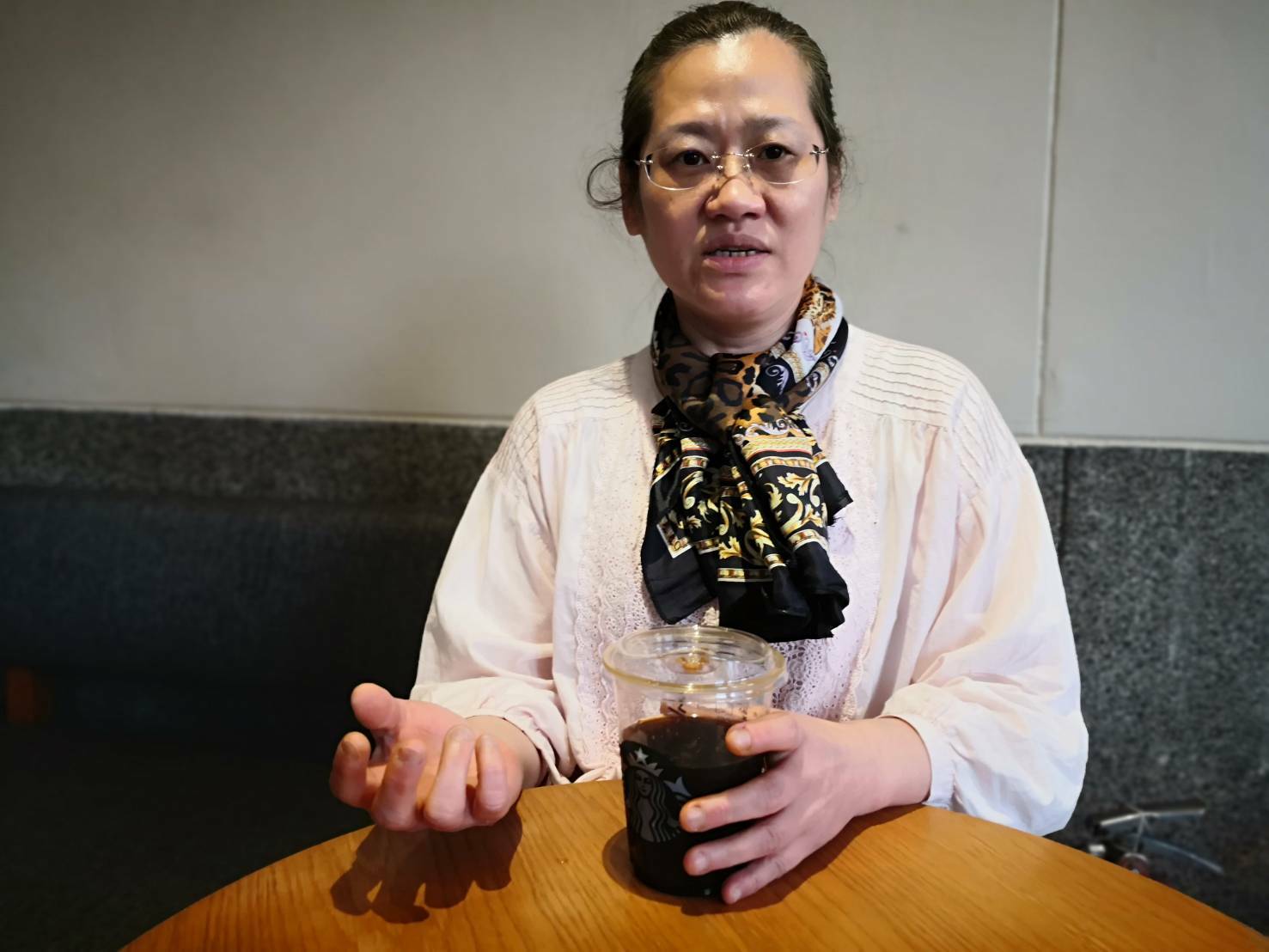 林鈴凱指出，台灣與國外的藝術生態環境相比，相對困難。（讀者提供）