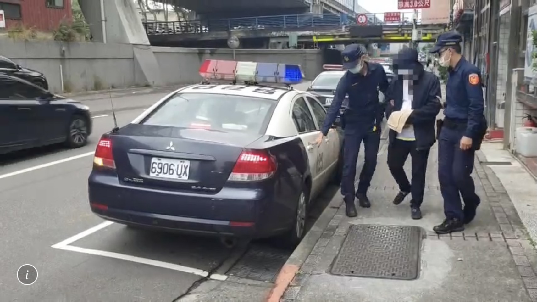 警方偵訊後將呂男依過失致死罪送辦。(翻攝畫面)