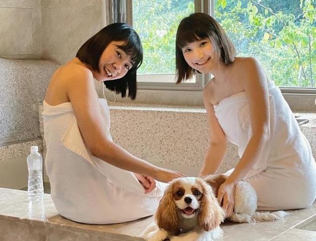 愛莉莎莎和好友Penny拍影片惹爭議。（翻攝自愛莉莎莎IG）