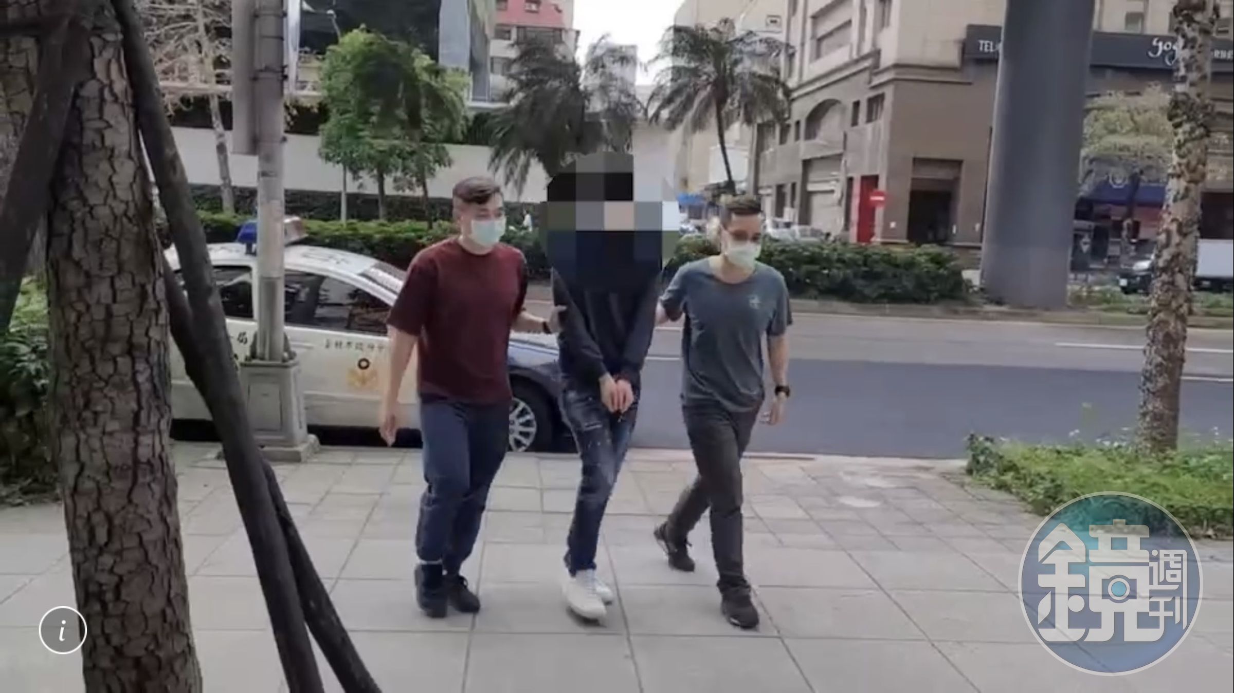 警方循線逮捕游男送辦。（翻攝畫面）