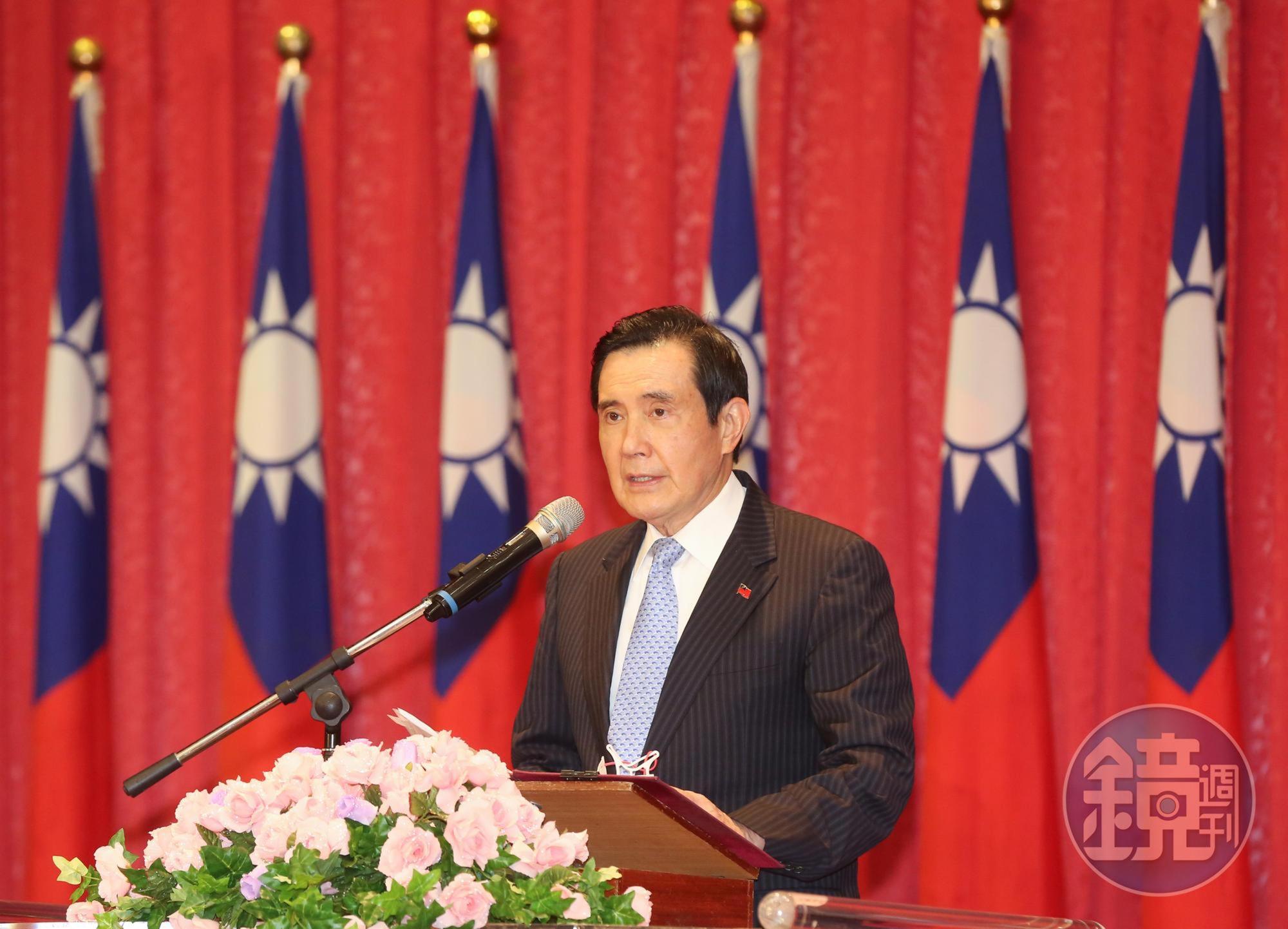 馬英九今上午出席中華戰略學會會員大會，談及中常委選舉爭議，他認為重新改選是可行的方式。