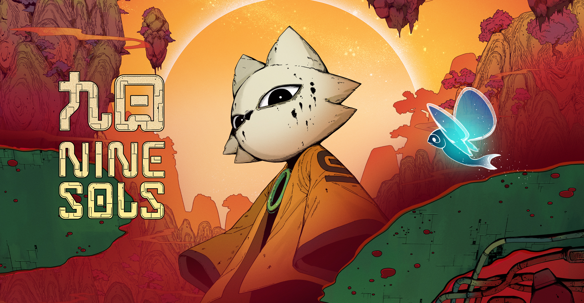 赤燭動作遊戲新作《九日》今日公開預告片及募資頁面。圖為遊戲主角「羿」（翻攝自赤燭遊戲FB）