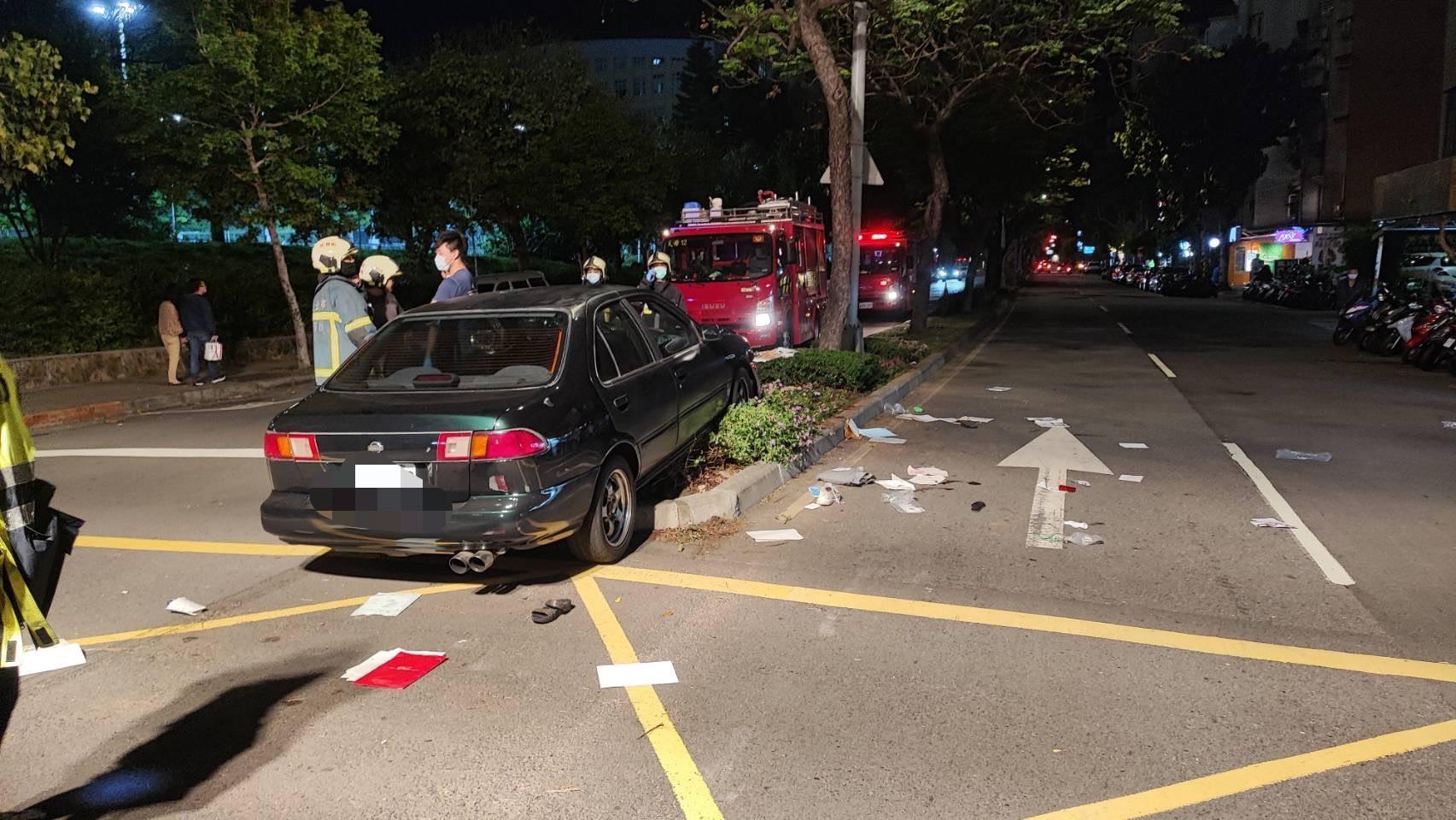 簡姓男子去年3月間在台北市士林區超速撞上3名行人，釀成1死2傷的慘劇。（翻攝畫面）