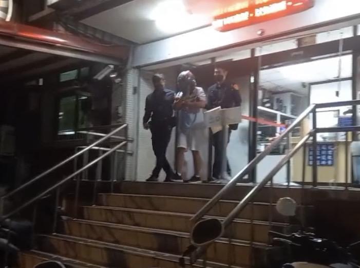簡男肇事後稱自己車速不快。（翻攝畫面）