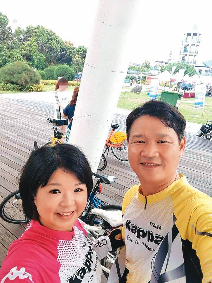 李麗娟與先生皆是職災受害者。(李麗娟提供)