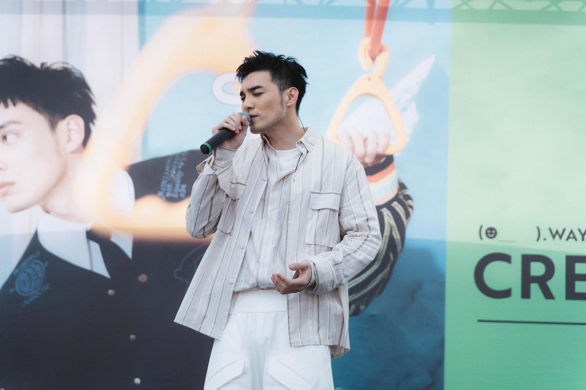 黃偉晉出道10年終於發輯也辦簽唱會，讓他許願5月29日「CreaLife Live Tour」專場演唱會大家都能來。（重星音樂提供）