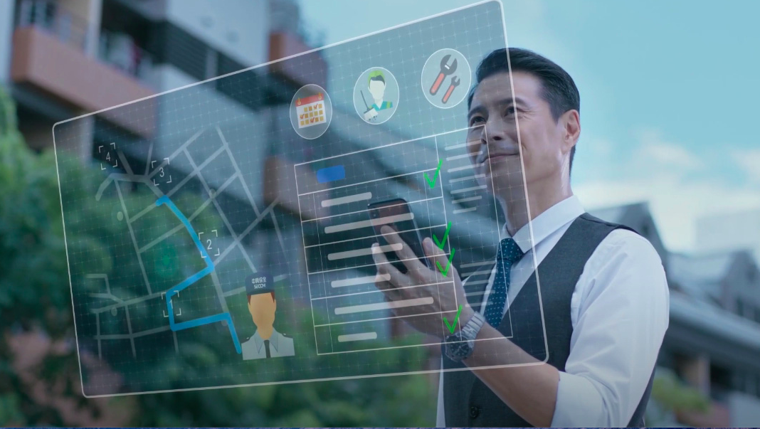 2022智慧城市展22日將在台北登場，中保科技集團推五大展區展出全年無休的保全機器人。（中保科技提供）